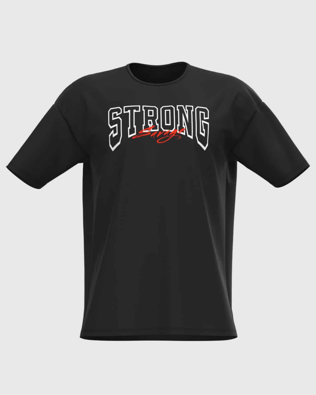 Strong Oversized T-shirt - Black