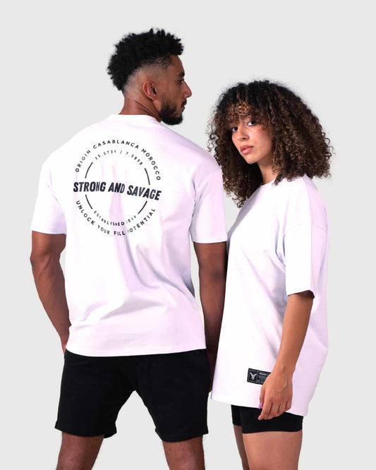 Origin T-shirt oversized - Blanc 