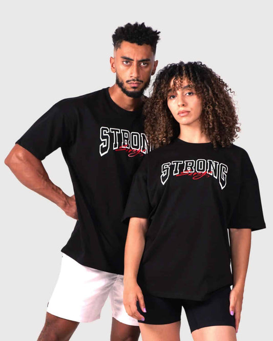 Strong T-shirt oversized - Noir 