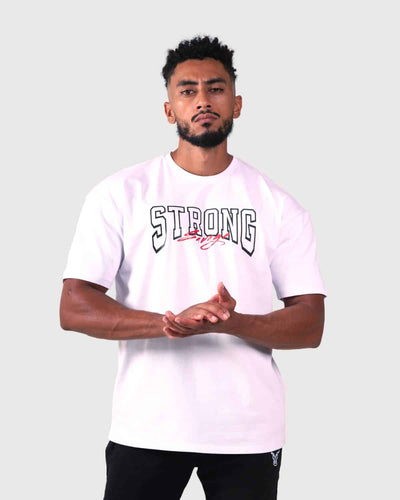 Strong T-shirt oversize - Blanc 